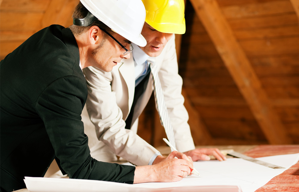 image of two contractors working